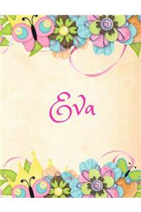 Eva: Personalized Name Journal Composition Notebook