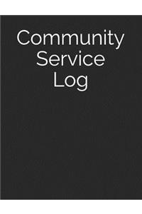 Community Service Log