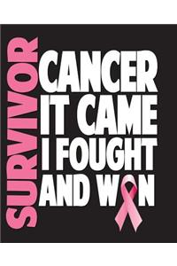 Survivor Cancer It Came I Fought And Won