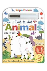 Wipe Clean Dot-To-Dot Animals