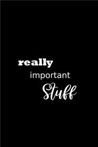 2019 Weekly Planner Funny Theme Really Important Stuff Plans 134 Pages