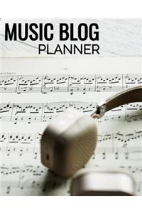 Music Blog Planner
