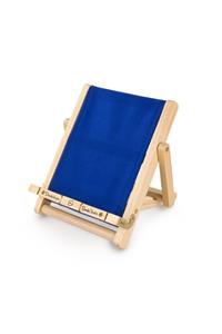 Bookchair Deckchair Large Blue (Wooden Bookholder)