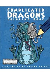 Complicated Dragons: Coloring Book