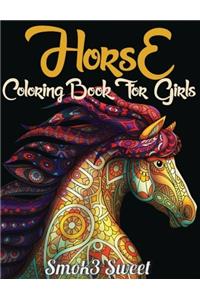1: Horse Coloring Book for Girls (Horse Coloring Book For Adult)