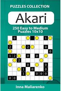 Akari - 250 Easy to Medium Puzzles 10x10