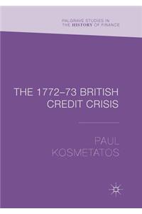 1772-73 British Credit Crisis