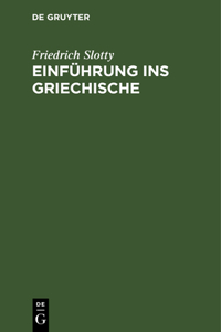 Einführung Ins Griechische