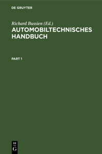 Automobiltechnisches Handbuch