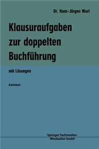 Klausuraufgaben Zur Doppelten Buchführung