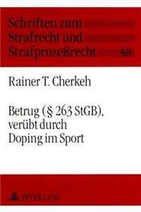 Betrug (§ 263 Stgb), Veruebt Durch Doping Im Sport