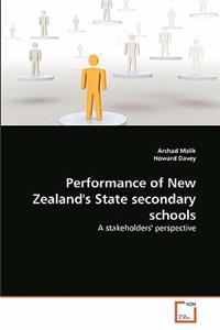 Performance of New Zealand's State secondary schools