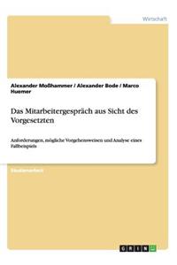 Mitarbeitergespräch aus Sicht des Vorgesetzten