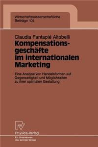 Kompensationsgeschäfte Im Internationalen Marketing