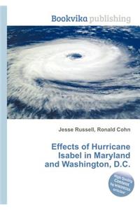 Effects of Hurricane Isabel in Maryland and Washington, D.C.