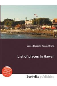List of Places in Hawaii