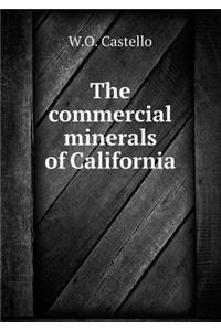 The Commercial Minerals of California