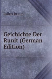 Geichichte Der Runit (German Edition)