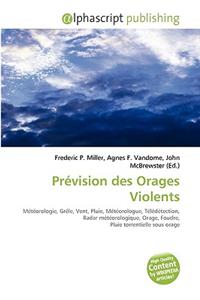 Prvision Des Orages Violents