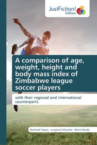 comparison of age, weight, height and body mass index of Zimbabwe league soccer players