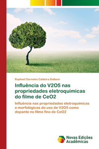 Influência do V2O5 nas propriedades eletroquímicas do filme de CeO2