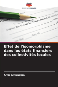 Effet de l'isomorphisme dans les états financiers des collectivités locales