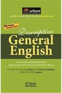 Descriptive General English Language Comprehension Communication Skills & Writing Skills