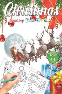 Christmas Coloring Book for Kids Ages 4-8