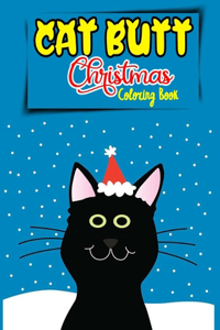 Cat Butt Christmas Coloring Book