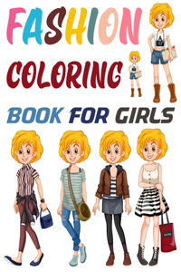 Fashion Coloring Book For Girls