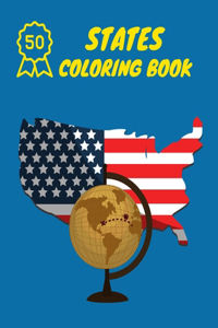 50 States Coloring Book