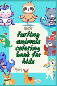 farting animals coloring book