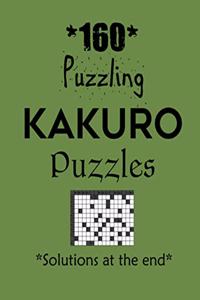 160 Puzzling Kakuro Puzzles - Solutions at the end