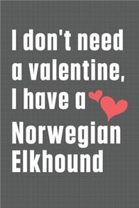 I don't need a valentine, I have a Norwegian Elkhound