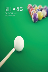 Billiards Calendar 2021