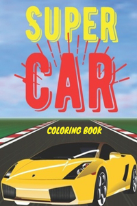 Supercar Coloring Book