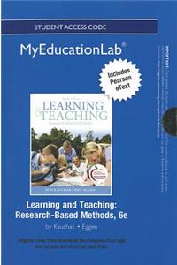 NEW MyLab Education with Pearson eText -- Standalone Access Card -- for Learning and Teaching