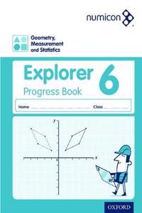 Numicon: Geometry, Measurement and Statistics 6 Explorer Progress Book (Pack of 30)