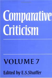 Comparative Criticism: Volume 7, Boundaries of Literature