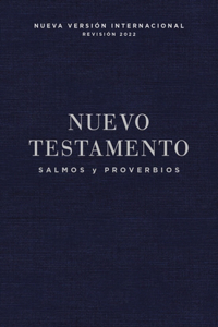 NVI, Nuevo Testamento de bolsillo, con Salmos y Proverbios, Revision 2022, Tapa Rustica, Azul anil