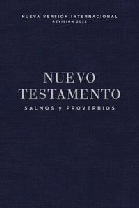 Nvi, Nuevo Testamento de Bolsillo, Con Salmos Y Proverbios, Tapa Rústica, Azul Añil