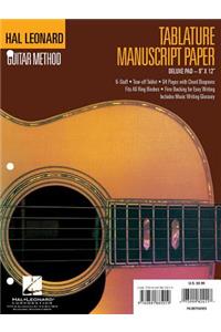 Guitar Tablature Manuscript Paper - Deluxe: Manuscript Paper