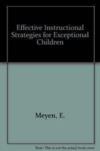 Effective Instructional Strategies for Exceptional Children