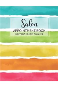 Salon Appointment Book Daily and Hourly Planner