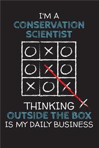 I'm a CONSERVATION SCIENTIST