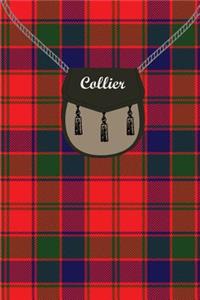 Collier Clan Tartan Journal/Notebook