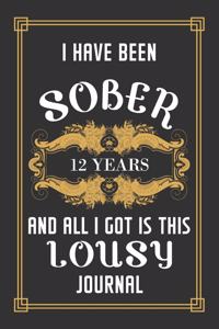 12 Years Sober Journal