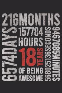 18 Years Of Being Awesome
