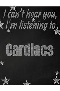 I can't hear you, I'm listening to Cardiacs creative writing lined notebook