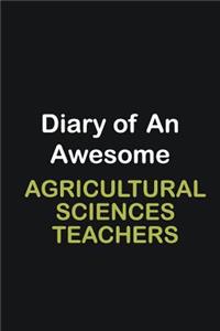 Diary of an awesome Agricultural Sciences Teachers,